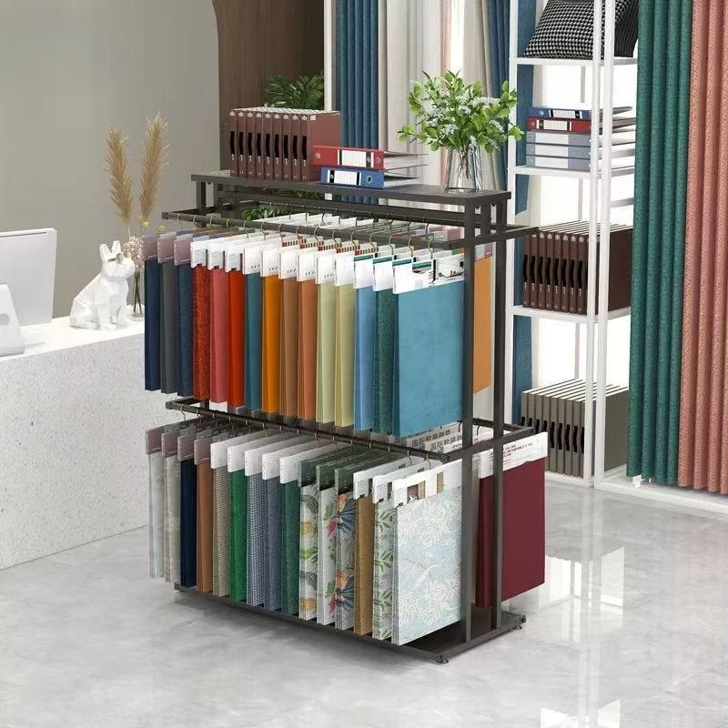 Home Textiles Exhibition - Fabric sample display stand Home textile