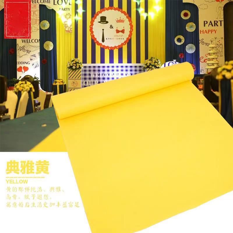 Yellow Disposable Carpet for W - Home Textiles Exhibition review and price