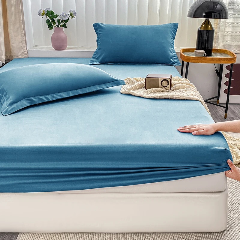 Double Bed Sheets Couple Elast - Bed Sheet Microfiber review and price