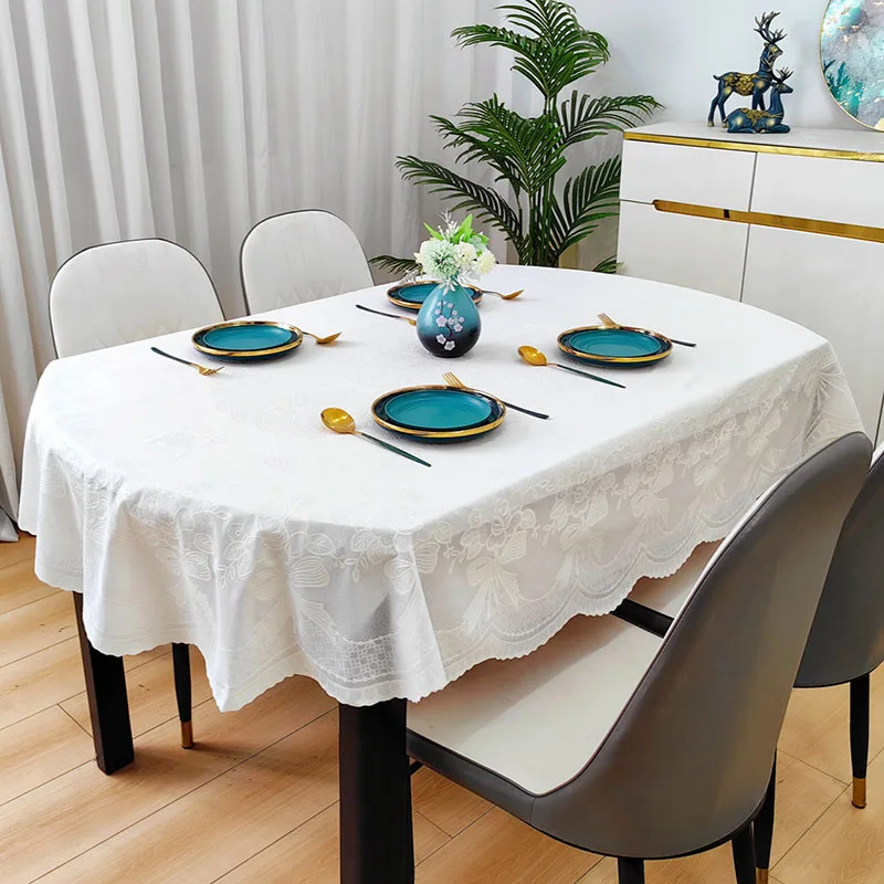 New PVC Oval Waterproof Tablec - Home Textiles Today News review and price