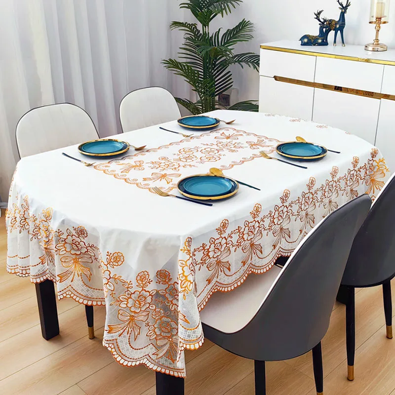 New PVC Oval Waterproof Tablec - Home Textiles Today News review and price