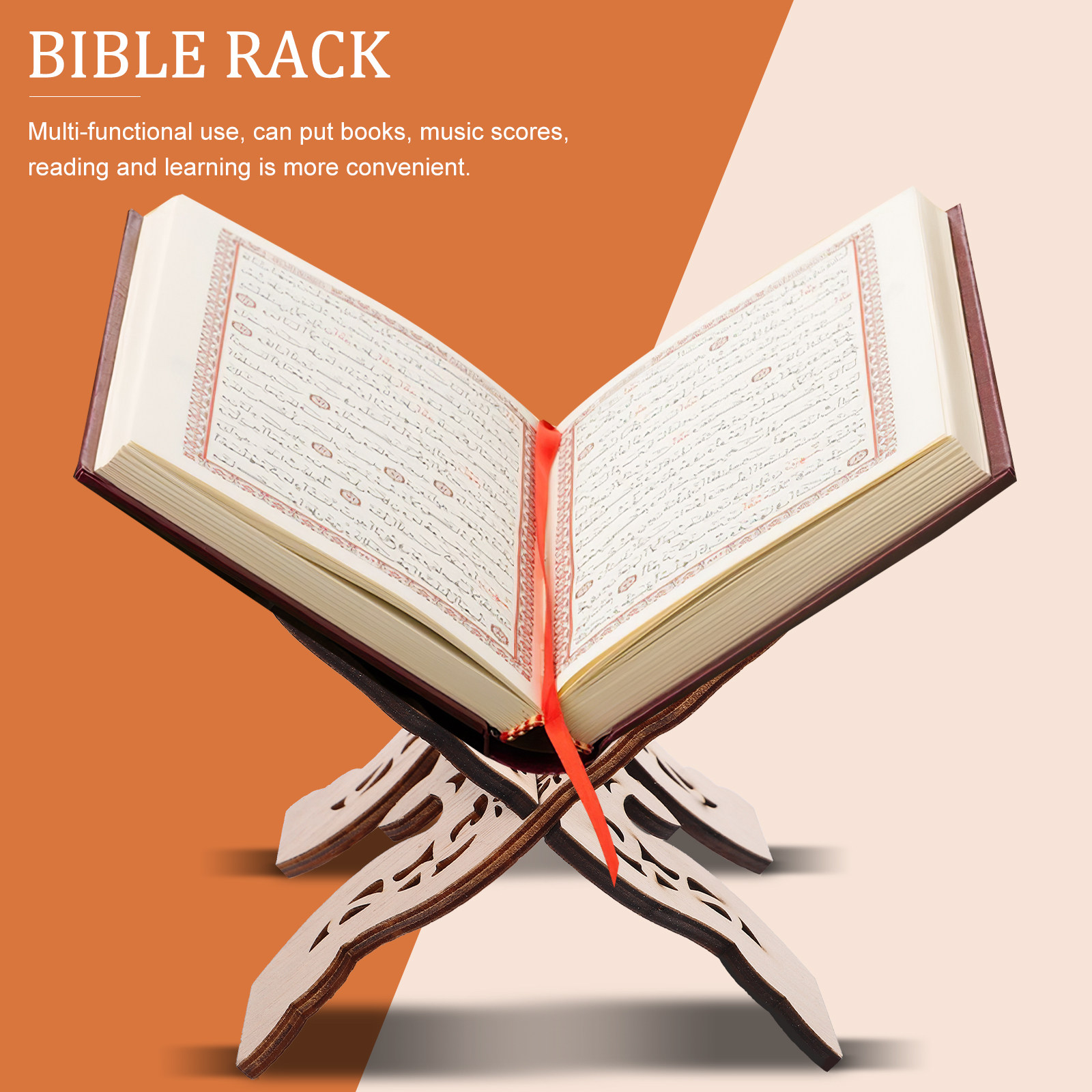 Wooden Bible Book Holder Deskt - Home Quran review and price