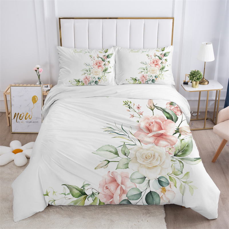 Rustic Flower White Bedding Se - Bed Sheet Microfiber review and price
