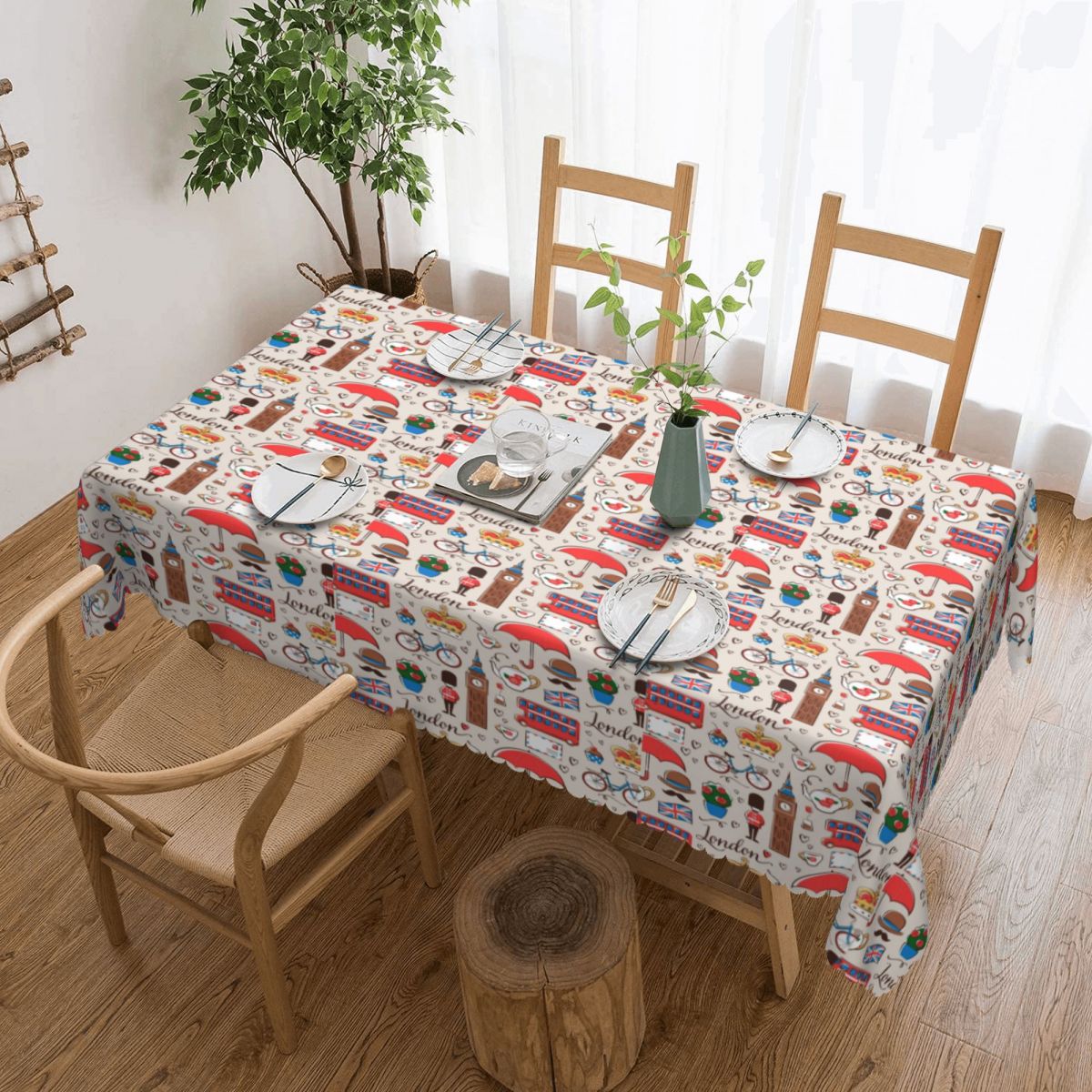 London Pattern Rectangular Tab - Home Textiles London review and price