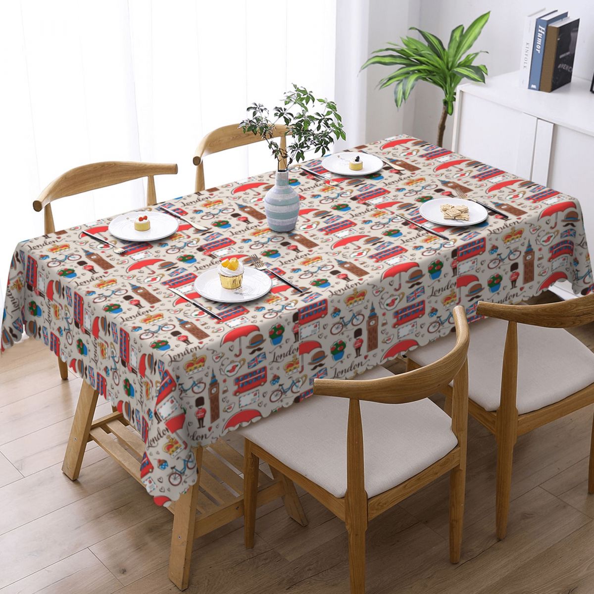London Pattern Rectangular Tab - Home Textiles London review and price