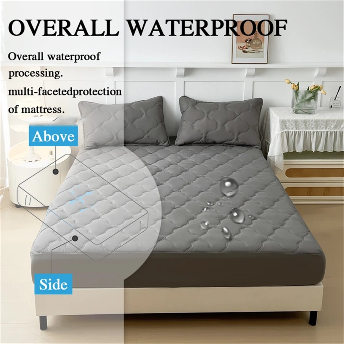 Learned- Waterproof Fitted Bed - Bed Sheet Microfiber review and price