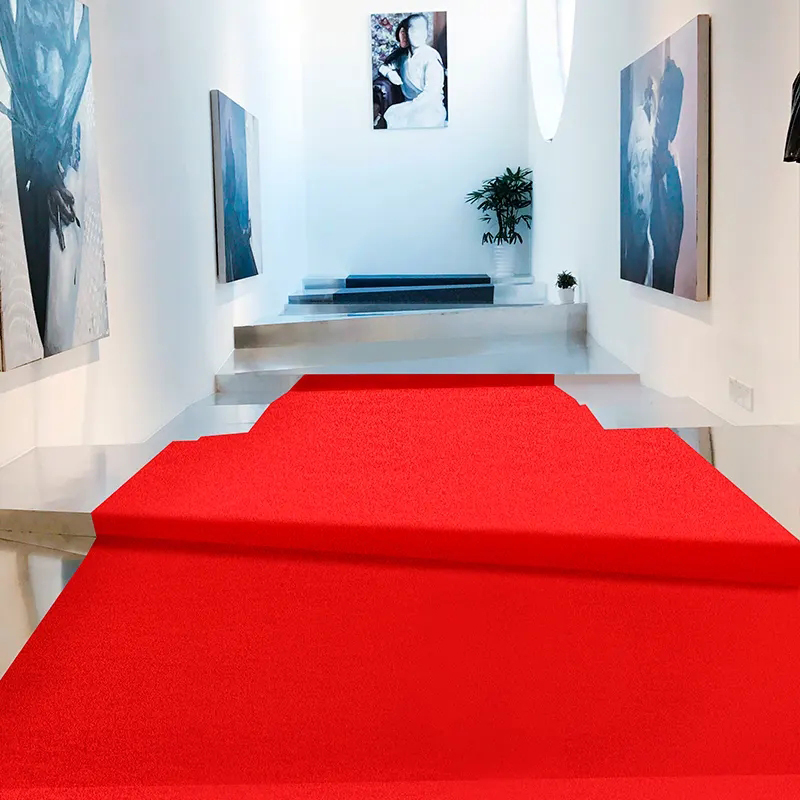 Red Wedding Carpet Thick Mater - Home Textiles Exhibition review and price