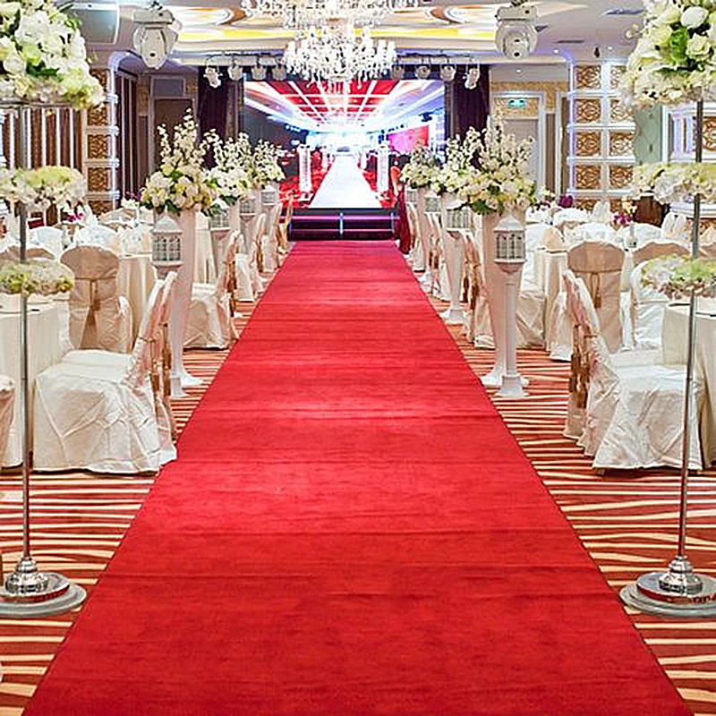 Red Wedding Carpet Thick Mater - Home Textiles Exhibition review and price