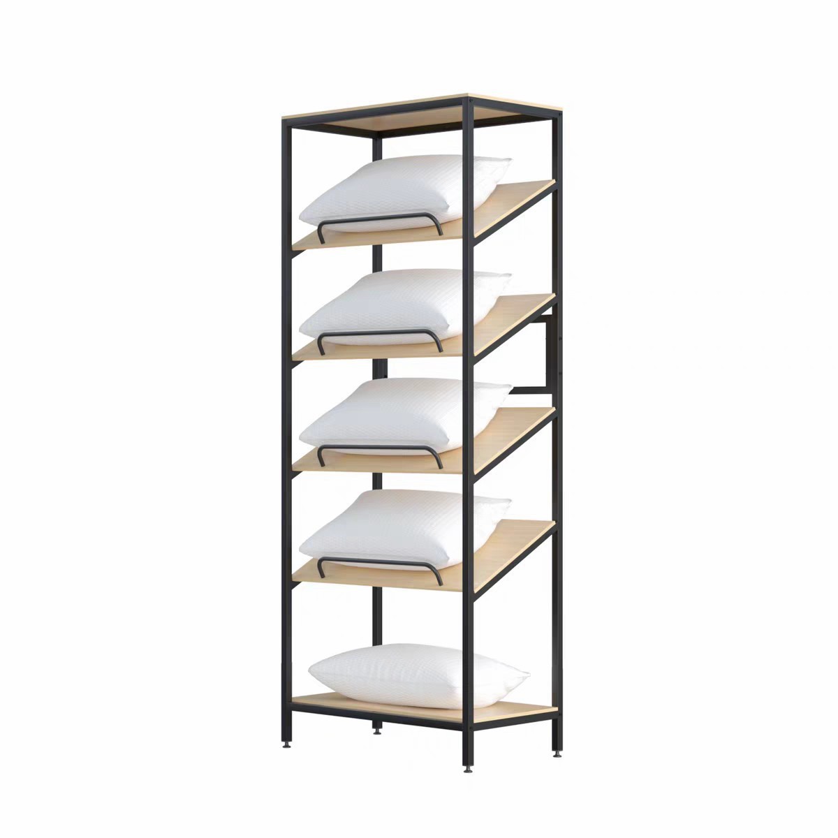Home Textile Store Shelf Pillo - Home Textiles Exhibition review and price