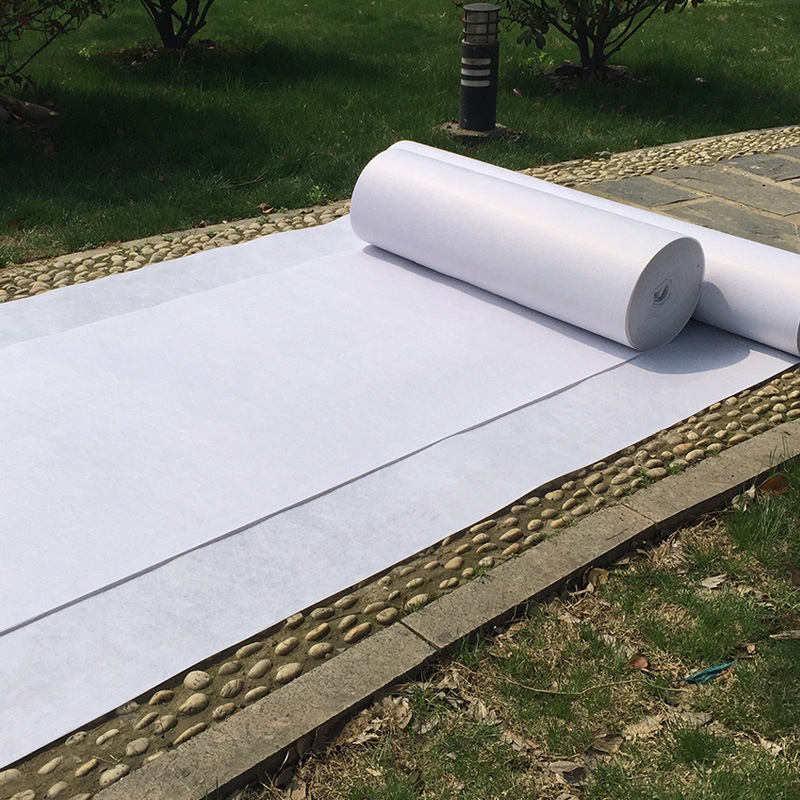 White Non-woven Fabric Carpet  - Home Textiles Exhibition review and price