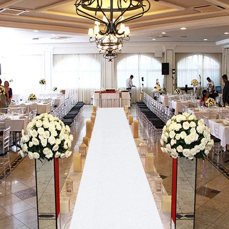 White Non-woven Fabric Carpet  - Home Textiles Exhibition review and price
