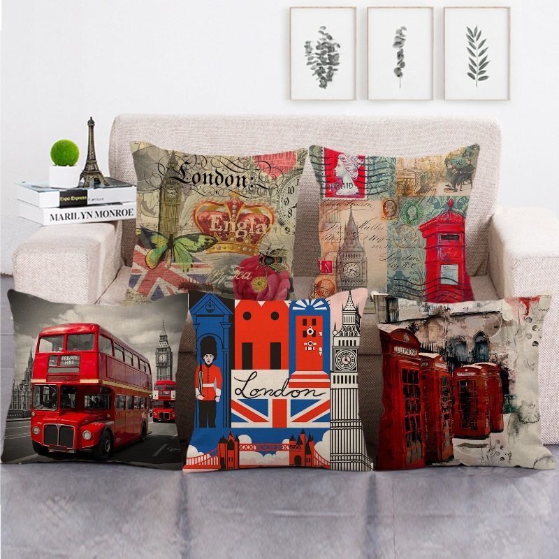 painted cityscapes of London,  - Home Textiles London review and price