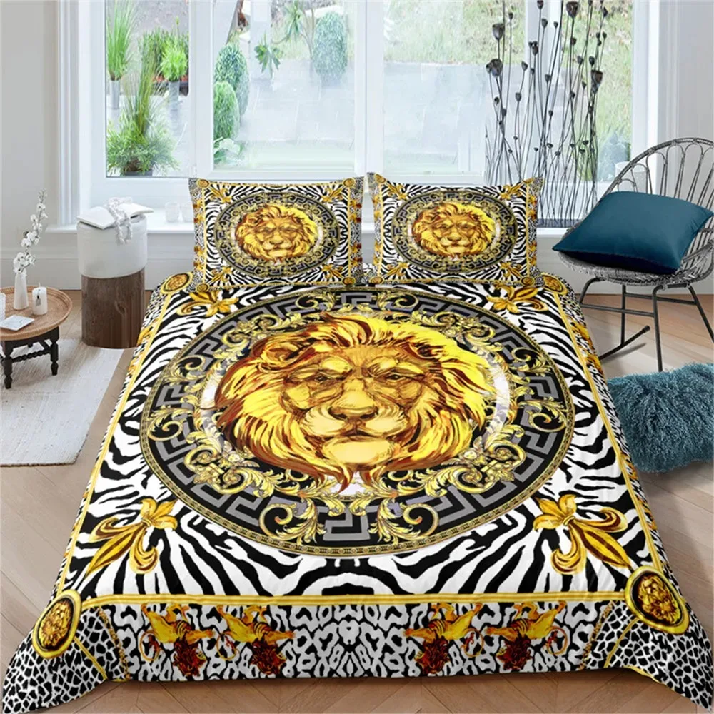 Baroque Modern Art 3D Golden L - Bed Sheet Microfiber review and price