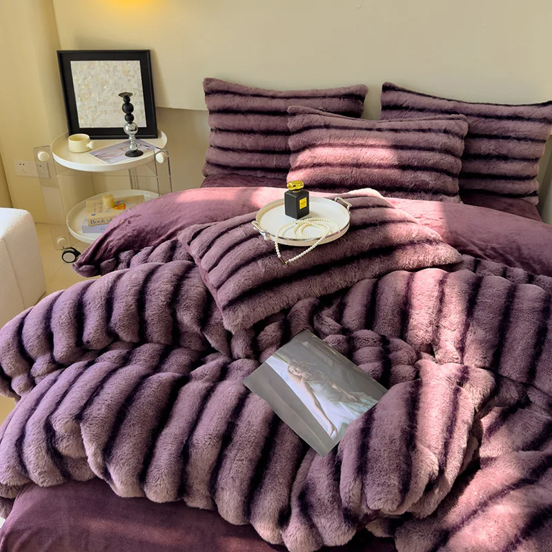 Rabbit velvet milk velvet thic - Bed Sheet Microfiber review and price