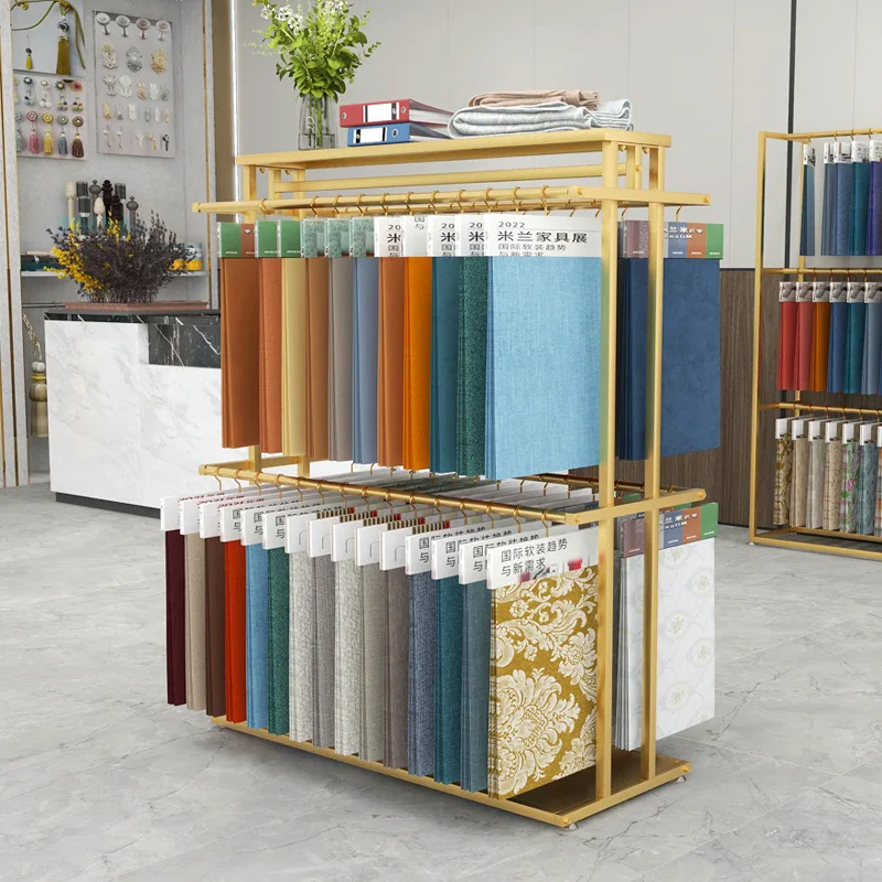Fabric sample display stand Ho - Home Textiles Exhibition review and price