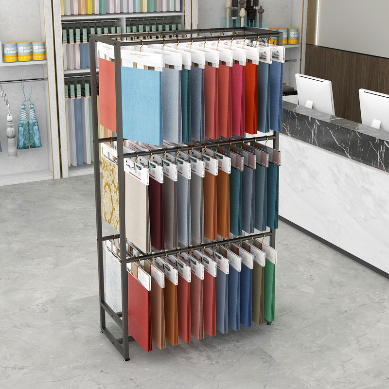 Fabric sample display stand Ho - Home Textiles Exhibition review and price