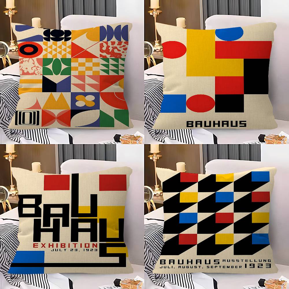 Abstract Bauhaus Exhibition Cu - Home Textiles Exhibition review and price