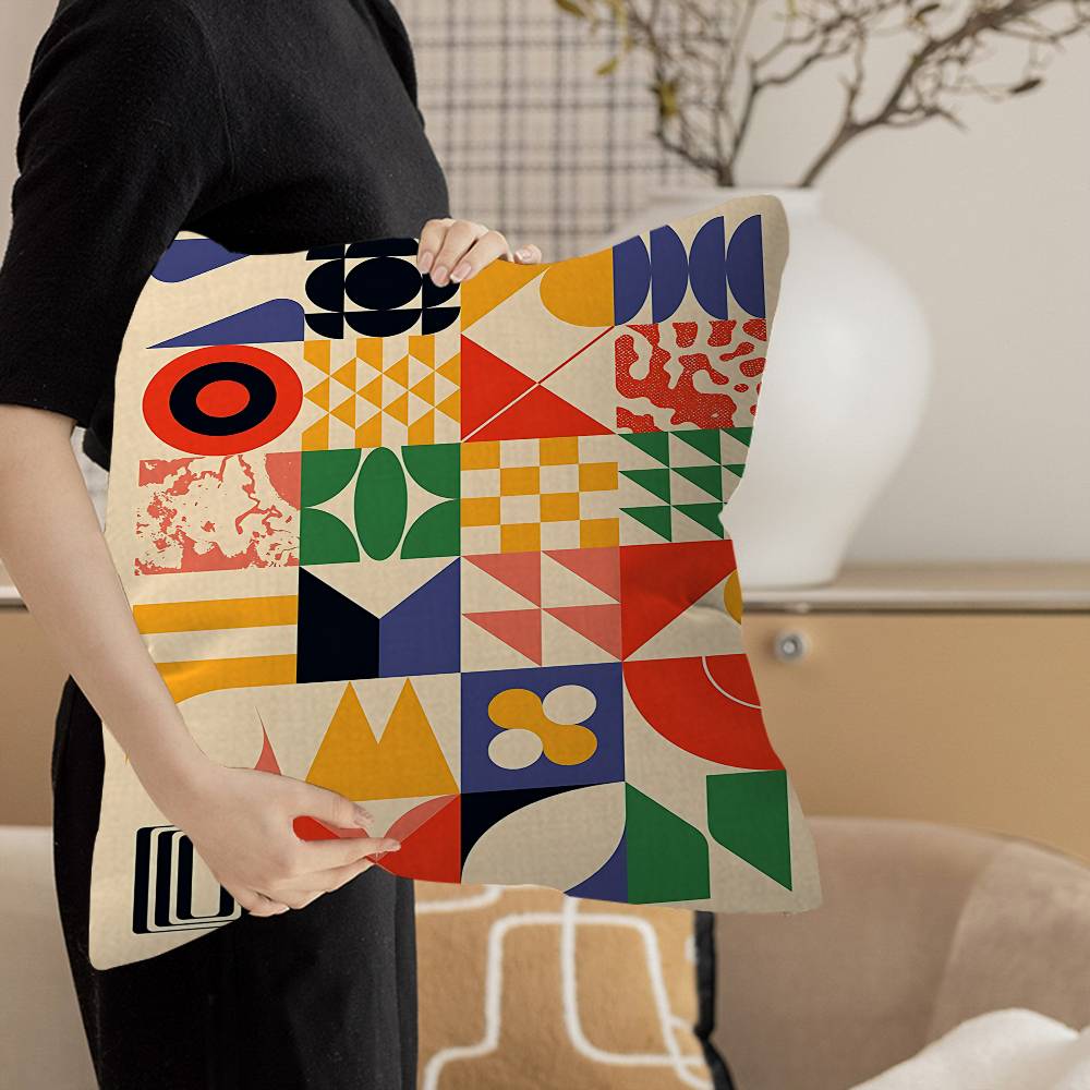 Abstract Bauhaus Exhibition Cu - Home Textiles Exhibition review and price