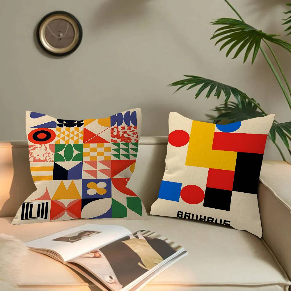 Abstract Bauhaus Exhibition Cu - Home Textiles Exhibition review and price